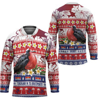 Kiribati Christmas Hockey Jersey Frigatebird Santa Tekeraoi n te Kiritimati - Polynesian Pride