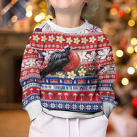 Kiribati Christmas Kid Ugly Christmas Sweater Frigatebird Santa Tekeraoi n te Kiritimati - Polynesian Pride