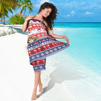 Kiribati Christmas Sarong Frigatebird Santa Tekeraoi n te Kiritimati - Polynesian Pride