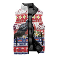 Kiribati Christmas Sleeveless Puffer Jacket Frigatebird Santa Tekeraoi n te Kiritimati - Polynesian Pride