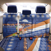 Marshall Islands Christmas Back Car Seat Cover Beachy Santa Monono ilo raaneoan Nejin - Polynesian Pride