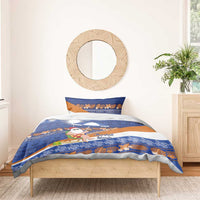 Marshall Islands Christmas Bedding Set Beachy Santa Monono ilo raaneoan Nejin - Polynesian Pride