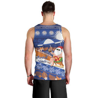 Marshall Islands Christmas Men Tank Top Beachy Santa Monono ilo raaneoan Nejin - Polynesian Pride