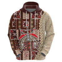Samoa Tapau Hoodie Samoan Siapo Pattern LT14 - Polynesian Pride