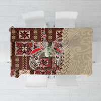 Samoa Tapau Tablecloth Samoan Siapo Pattern LT14 Brown - Polynesian Pride