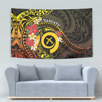 Vanuatu Christmas Tapestry Vanuatuan Pig Tusk - Meri Krismas!