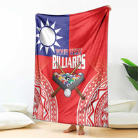 Personalised Taiwan Billiards Blanket Eight-ball Pool Polynesia Tattoo - Polynesian Pride