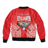 Personalised Taiwan Billiards Bomber Jacket Eight-ball Pool Polynesia Tattoo - Polynesian Pride