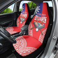 Personalised Taiwan Billiards Car Seat Cover Eight-ball Pool Polynesia Tattoo - Polynesian Pride