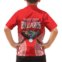 Personalised Taiwan Billiards Hawaiian Shirt Eight-ball Pool Polynesia Tattoo - Polynesian Pride