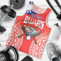 Personalised Taiwan Billiards Men Tank Top Eight-ball Pool Polynesia Tattoo - Polynesian Pride
