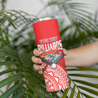 Personalised Taiwan Billiards Skinny Tumbler Eight-ball Pool Polynesia Tattoo - Polynesian Pride
