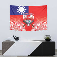 Personalised Taiwan Billiards Tapestry Eight-ball Pool Polynesia Tattoo - Polynesian Pride