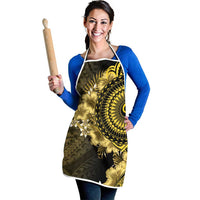 Vanuatu Apron Hibisus Polynesian Pattern Gold - Polynesian Pride