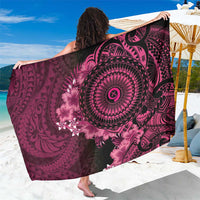 Vanuatu Sarong Hibisus Polynesian Pattern Pink - Polynesian Pride