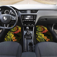 Vanuatu Car Mats Hibisus Polynesian Pattern Reggae - Polynesian Pride
