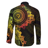 Vanuatu Family Matching Puletasi and Hawaiian Shirt Hibisus Polynesian Pattern Reggae - Polynesian Pride