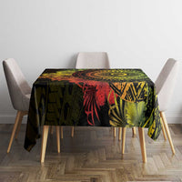 Vanuatu Tablecloth Hibisus Polynesian Pattern Reggae - Polynesian Pride