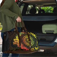 Vanuatu Travel Bag Hibisus Polynesian Pattern Reggae - Polynesian Pride