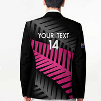 New Zealand Silver Fern Rugby Custom Blazer 2025 All Black Go Champions - Polynesian Pride