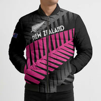 New Zealand Silver Fern Rugby Custom Bomber Puffer Jacket 2025 All Black Go Champions - Polynesian Pride