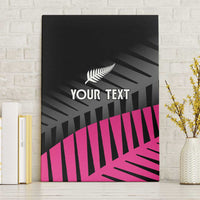 New Zealand Silver Fern Rugby Custom Canvas Wall Art 2025 All Black Go Champions - Polynesian Pride