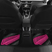New Zealand Silver Fern Rugby Custom Car Mats 2025 All Black Go Champions LT14 Set 2pcs - Back Black - Polynesian Pride