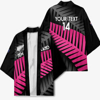 New Zealand Silver Fern Rugby Custom Kimono 2025 All Black Go Champions - Polynesian Pride