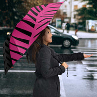 New Zealand Silver Fern Rugby Custom Umbrella 2025 All Black Go Champions LT14 - Polynesian Pride