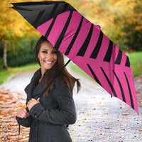 New Zealand Silver Fern Rugby Custom Umbrella 2025 All Black Go Champions LT14 - Polynesian Pride