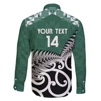New Zealand South Africa Rugby Custom Family Matching Tank Maxi Dress and Hawaiian Shirt Springboks Kente All Black Maori Together - Polynesian Pride