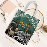 New Zealand South Africa Rugby Tote Bag Springboks Kente All Black Maori Together - Polynesian Pride