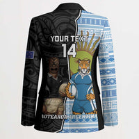New Zealand Argentina Rugby Custom Blazer 2025 Los Pumas All Black Together - Polynesian Pride