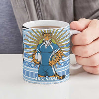 New Zealand Argentina Rugby Ceramic Mug 2025 Los Pumas All Black Together - Polynesian Pride