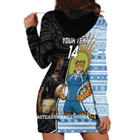 New Zealand Argentina Rugby Custom Hoodie Dress 2025 Los Pumas All Black Together - Polynesian Pride