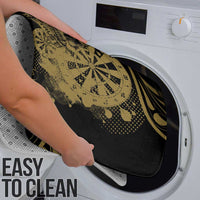 New Zealand Darts Bathroom Set Skull In Dart We Trust Maori Pattern - Polynesian Pride