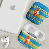 Tuvalu Christmas AirPods Case Cute Santa Manuia te Kilisimasi LT14 - Polynesian Pride