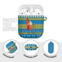Tuvalu Christmas AirPods Case Cute Santa Manuia te Kilisimasi LT14 - Polynesian Pride