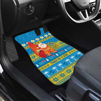 Tuvalu Christmas Car Mats Cute Santa Manuia te Kilisimasi - Polynesian Pride