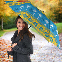 Tuvalu Christmas Umbrella Cute Santa Manuia te Kilisimasi LT14 - Polynesian Pride