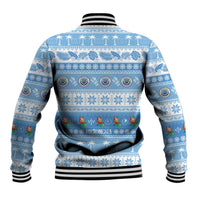 FSM Christmas Baseball Jacket Merry Xmas Federated States of Micronesia - Polynesian Pride