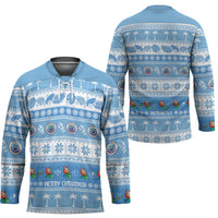 FSM Christmas Hockey Jersey Merry Xmas Federated States of Micronesia - Polynesian Pride
