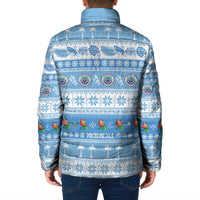 FSM Christmas Padded Jacket Merry Xmas Federated States of Micronesia - Polynesian Pride