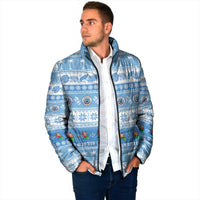 FSM Christmas Padded Jacket Merry Xmas Federated States of Micronesia - Polynesian Pride