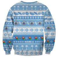 FSM Christmas Sweatshirt Merry Xmas Federated States of Micronesia - Polynesian Pride