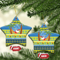 Palau Christmas Ceramic Ornament Chilling Santa Ungil Kurismas - Polynesian Pride