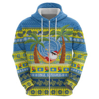 Palau Christmas Hoodie Chilling Santa Ungil Kurismas - Polynesian Pride