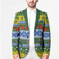 Solomon Islands Christmas Blazer The Solomons Melanesian Meri Krismas - Polynesian Pride