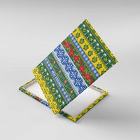 Solomon Islands Christmas Canvas Wall Art The Solomons Melanesian Meri Krismas - Polynesian Pride