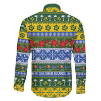 Solomon Islands Christmas Family Matching Off Shoulder Maxi Dress and Hawaiian Shirt The Solomons Melanesian Meri Krismas - Polynesian Pride